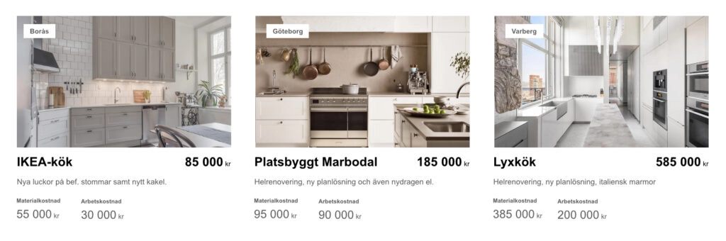 Sökresultat platsbyggt kök